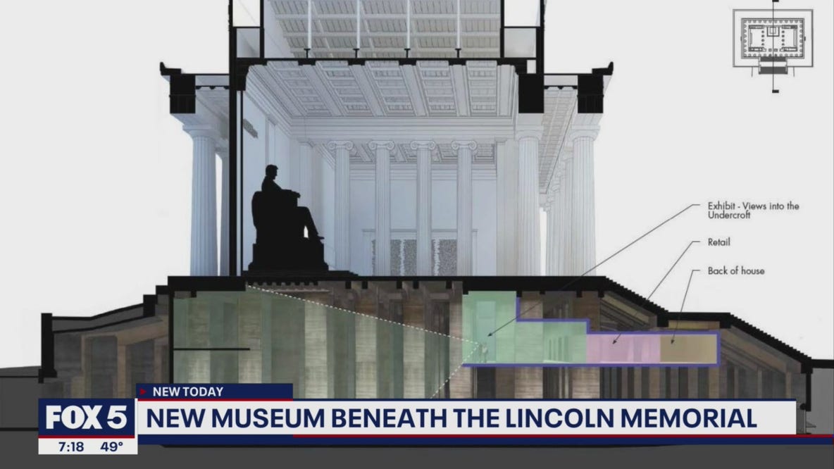 Lincoln Memorial museum, exhibits to be added as part of $69 million upgrade project